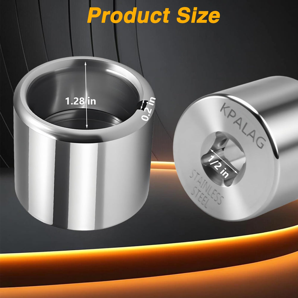 KPALAG SBC crank turning socket 201 stainless steel, corrosion resistant.