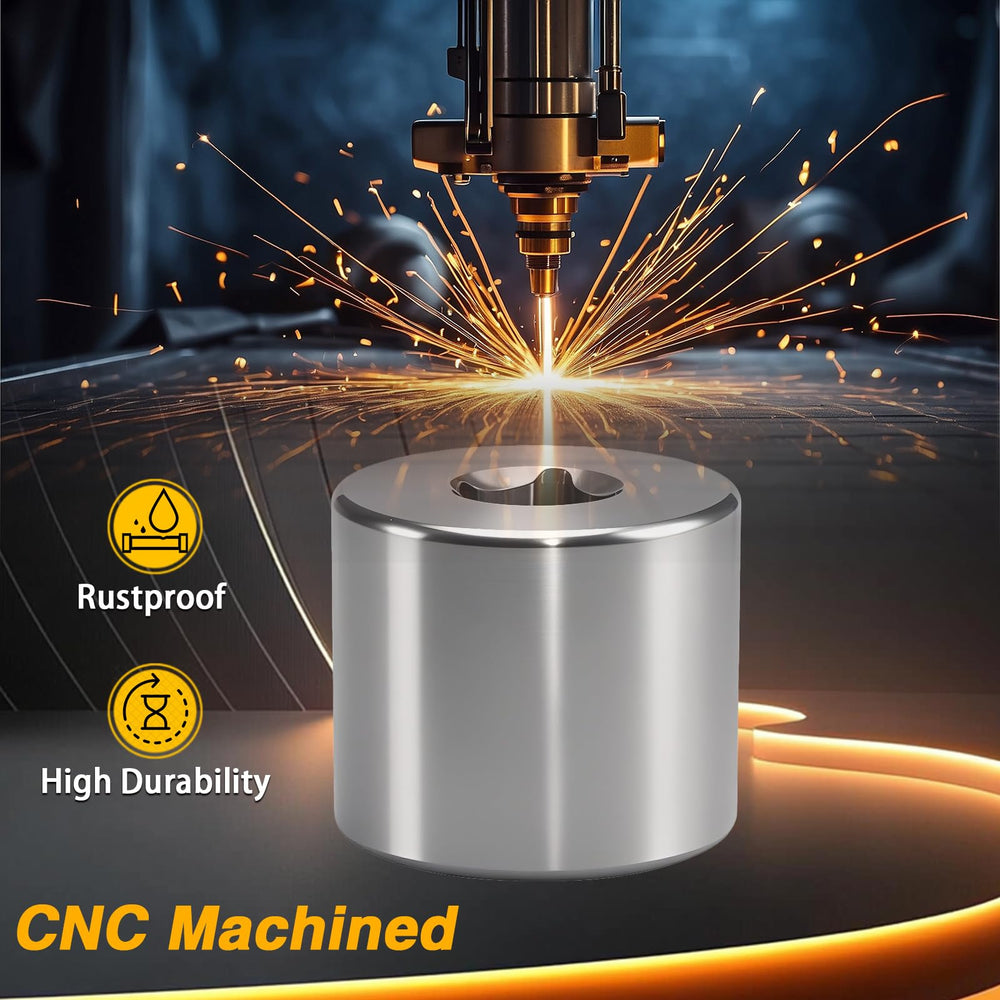 KPALAG SBC crank turning socket CNC machined body, no welds, high integrity.
