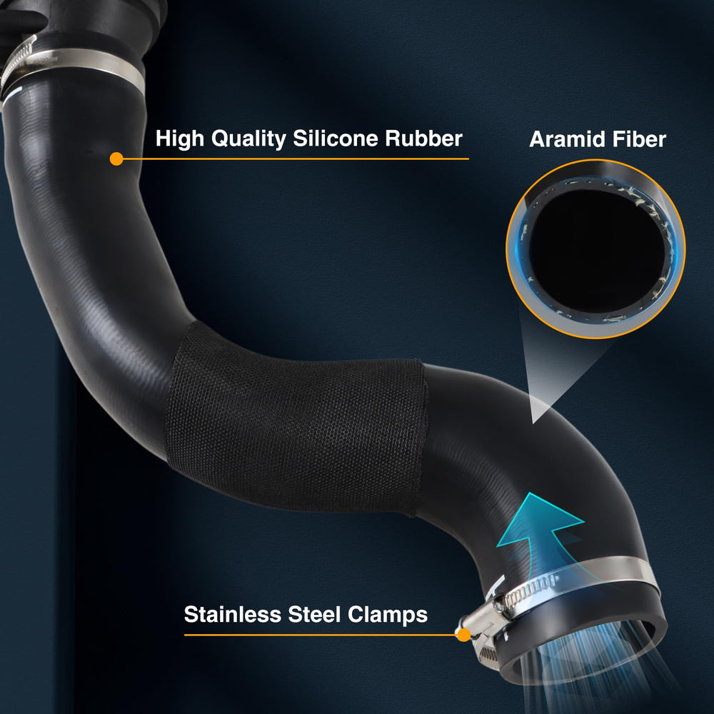 KPALAG silicone hose with aramid core, high-temperature and oil resistance demonstrated