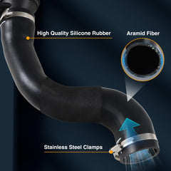 KPALAG silicone hose with aramid core, high-temperature and oil resistance demonstrated