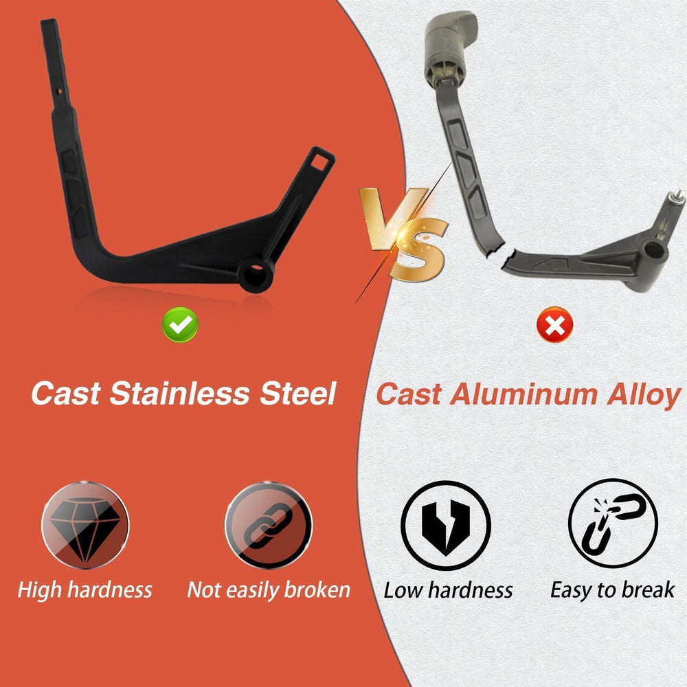 KPALAG gear shift lever for Polaris Pro XD with matte black finish.