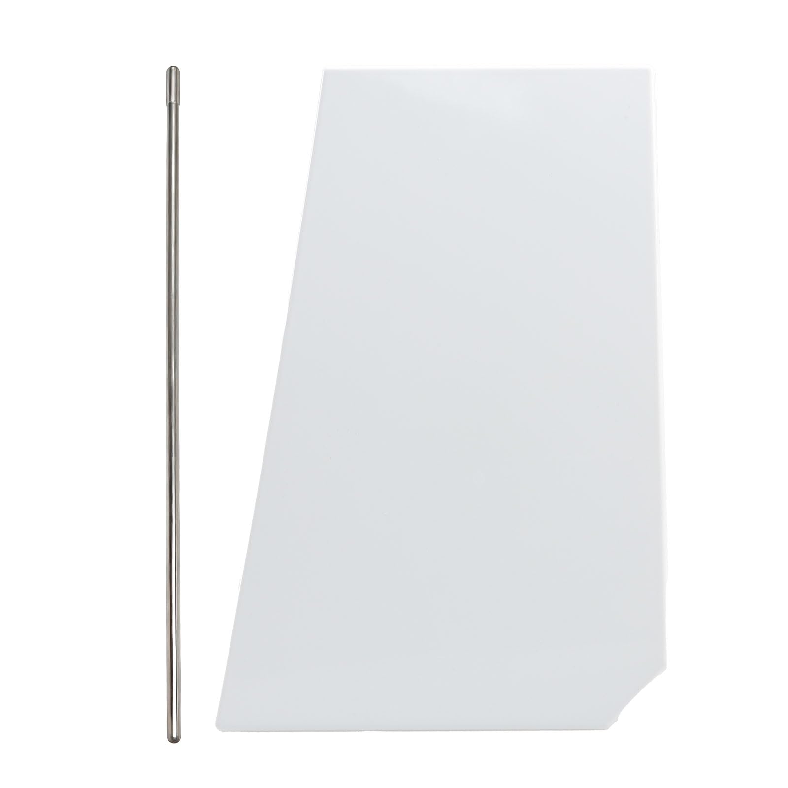 KPALAG white fuel fill door ProMaster front view for direct-fit replacement