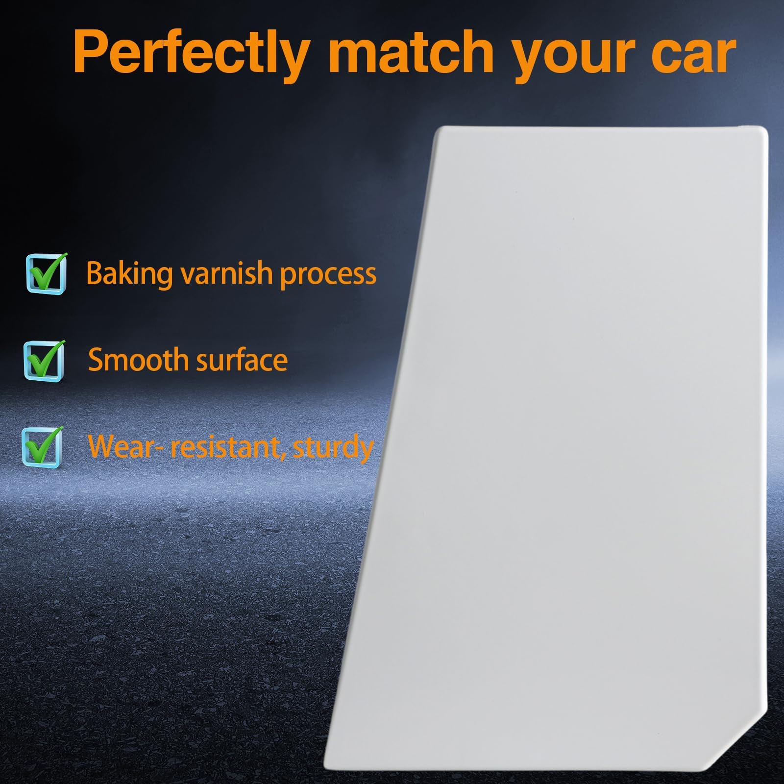 Ram ProMaster compatibility with KPALAG white fuel fill door ensures easy install.