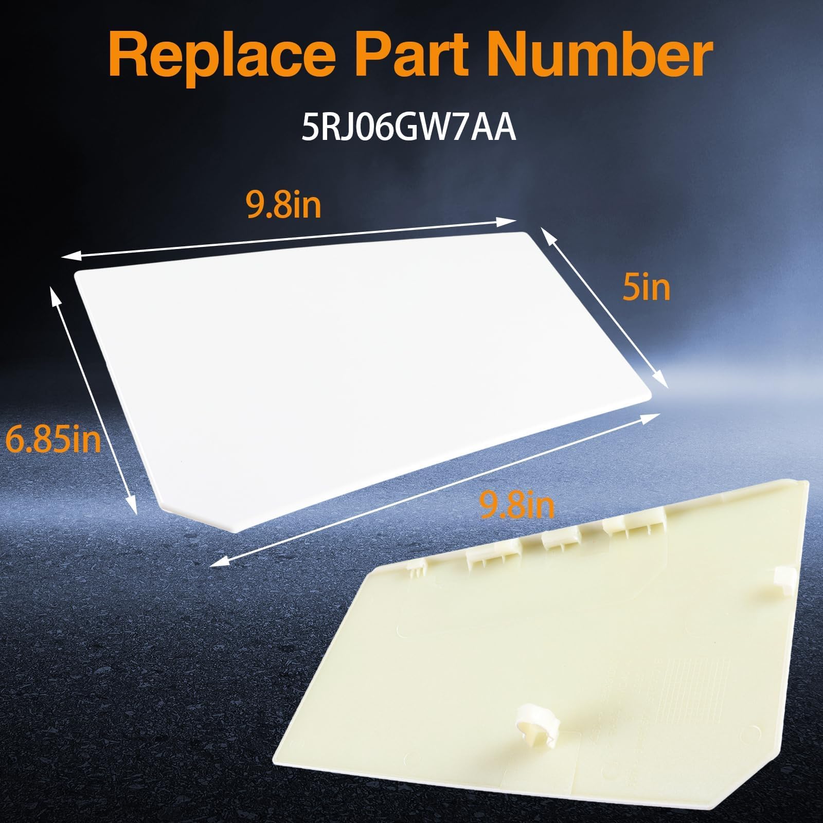 KPALAG white fuel fill door heat-resistant surface supports varied climates.