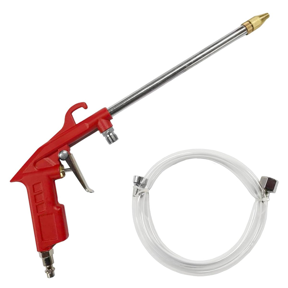 KPFILEH car engine cleaning gun with straight nozzle reaching tight engine bays.