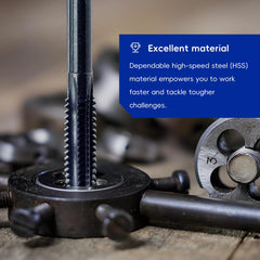 KPY LS head bolt thread cleaning restores clean, debris-free threads