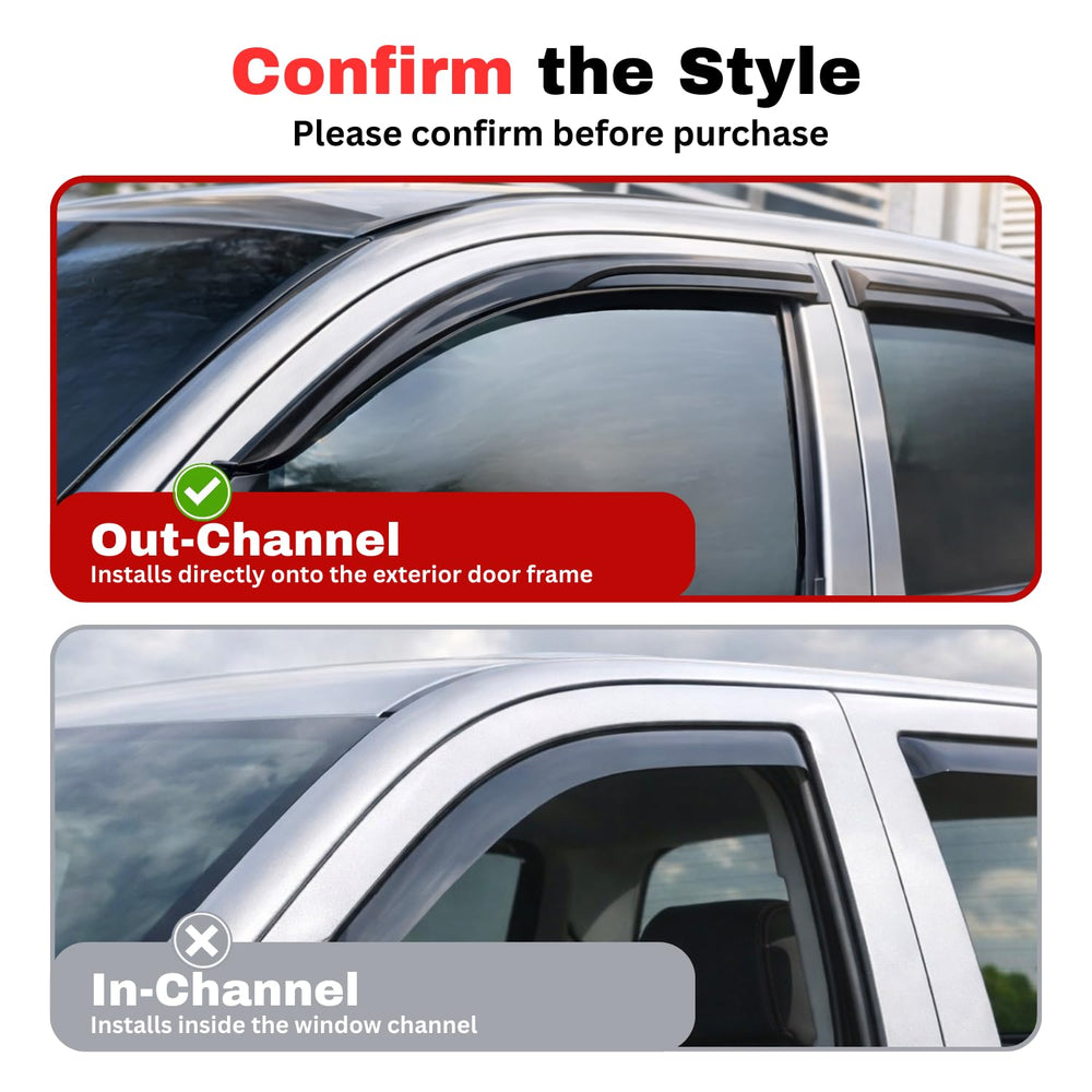 KPY vent deflectors for Honda Fit 2009–2014 help control rain and wind.