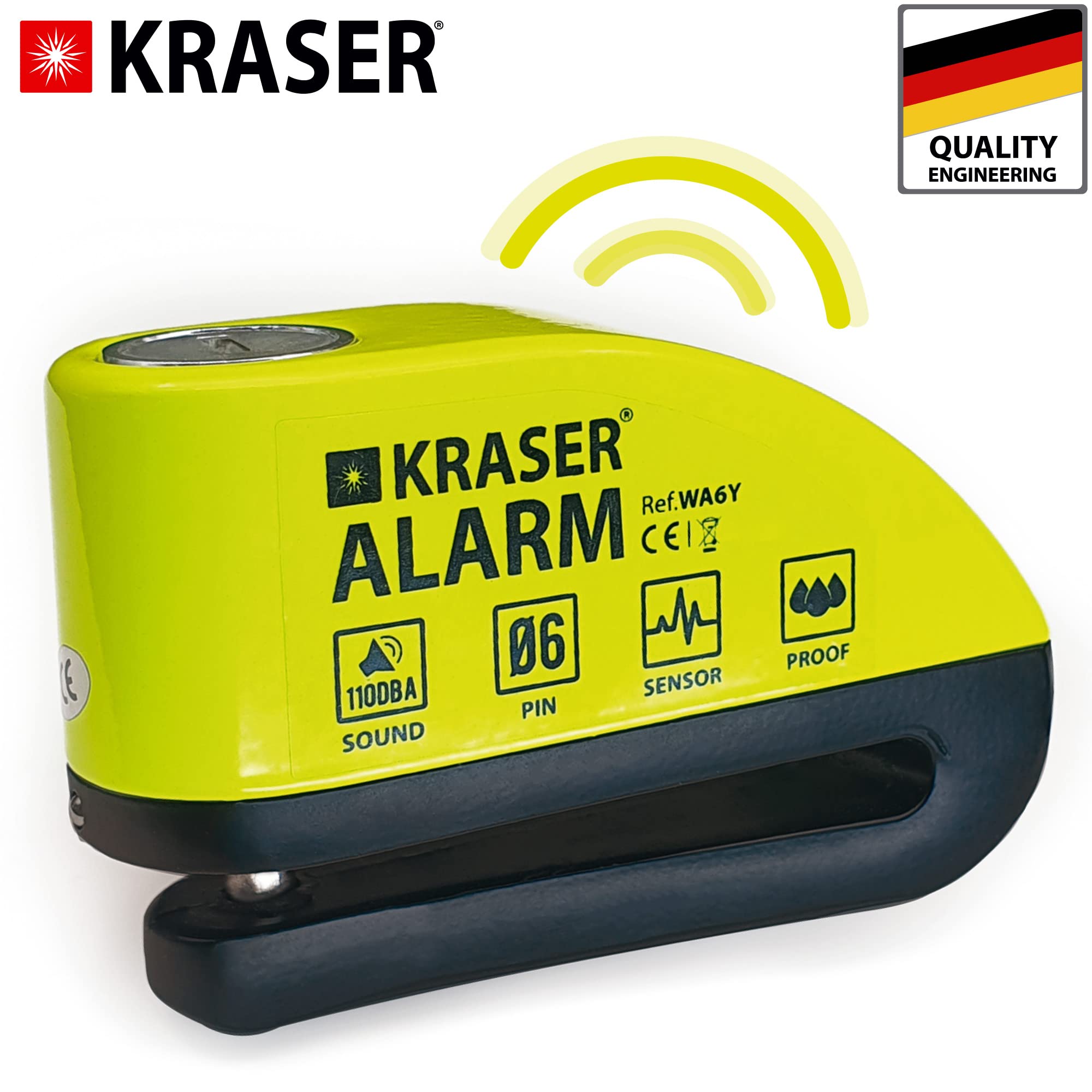 KRASER WA6Y compact pouch included for secure transport