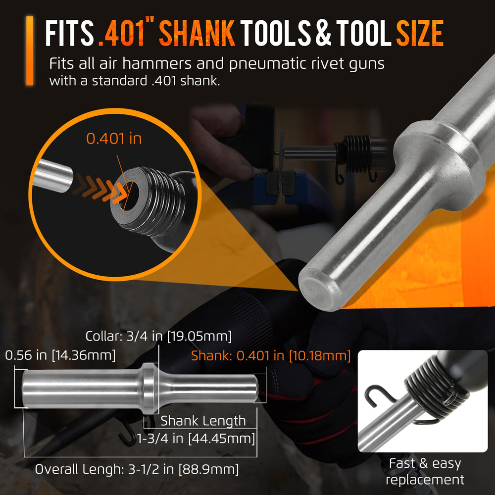 Krenlory solid steel construction supports heavy-duty riveting tasks.