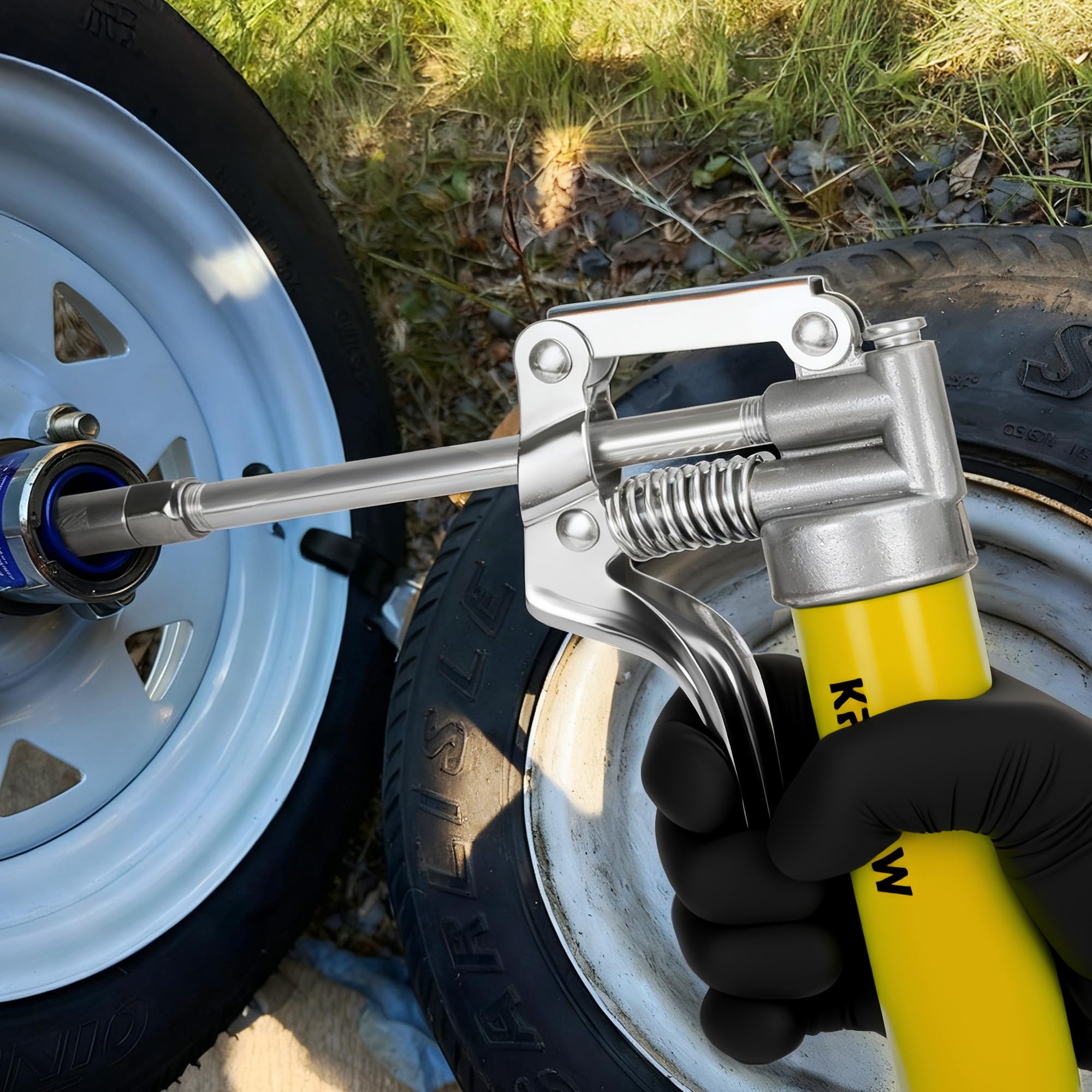 KRETLAW four-jaw coupler seals connections to prevent leaks.