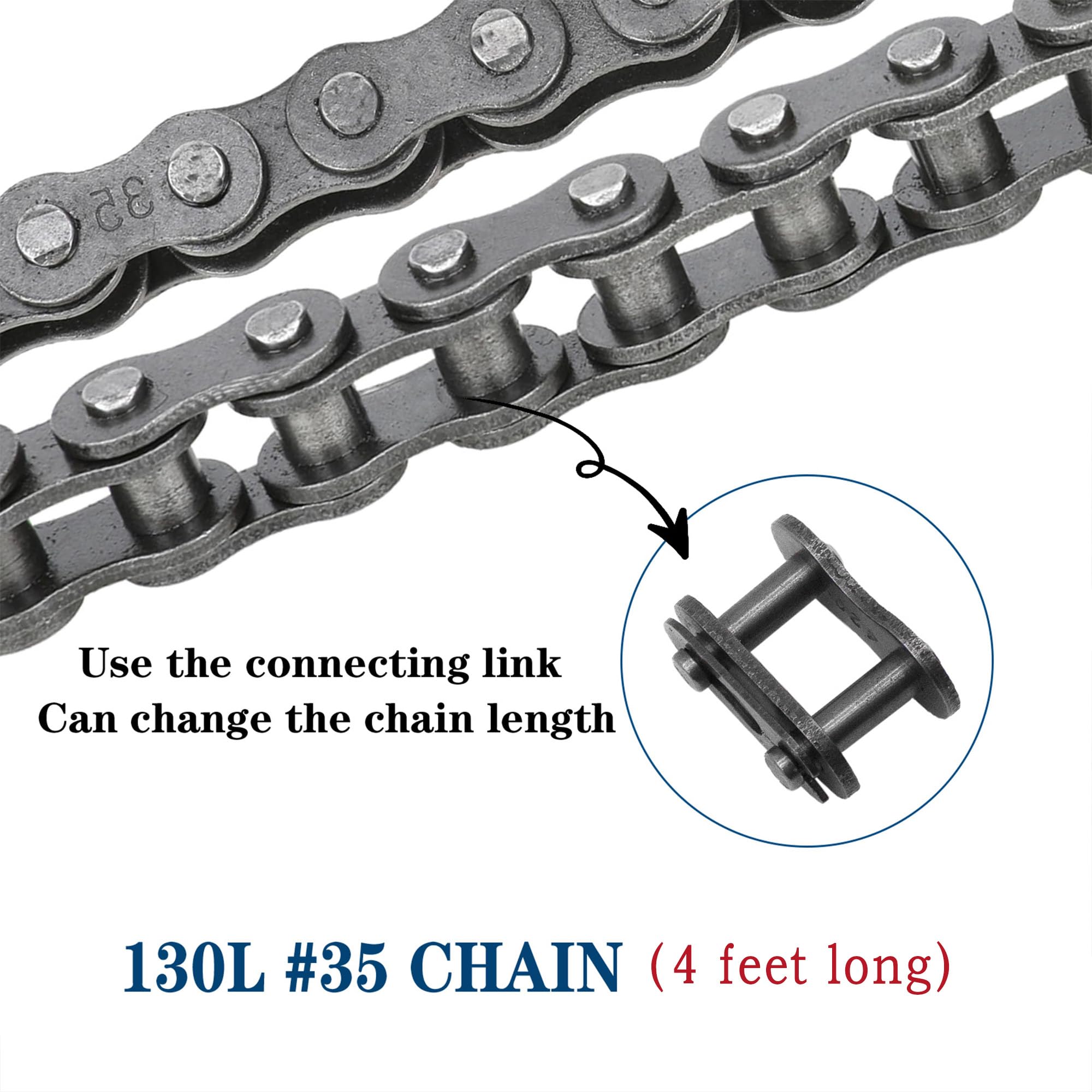 KRGUOD 3/16-inch key way feature illustration supports versatile engine pairing.