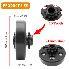 KRGUOD #40/41/420 chain integrated with clutch for durable drive trains