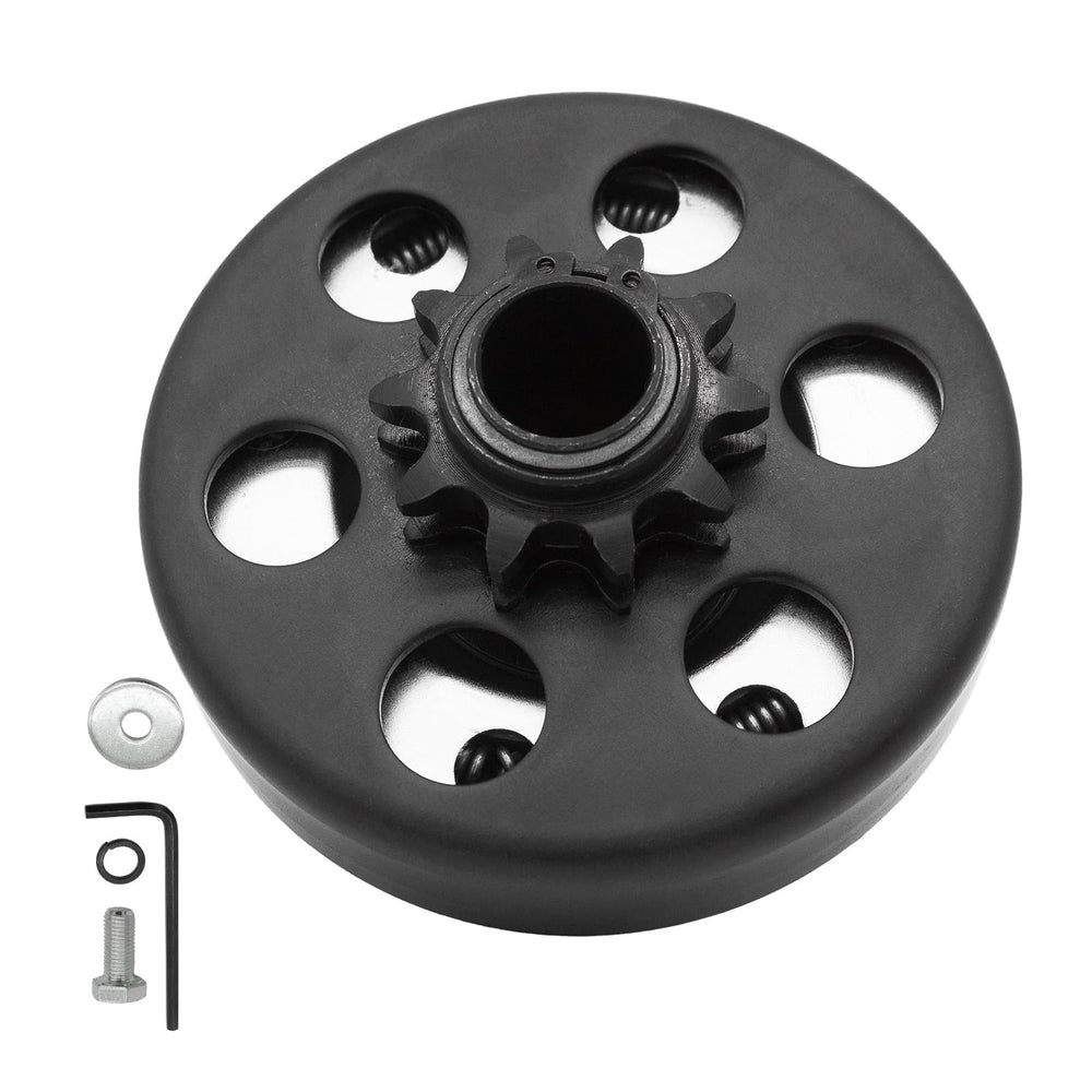 KRGUOD centrifugal clutch front view for easy mounting with 3/4 inch bore