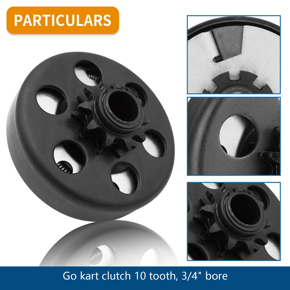 KRGUOD centrifugal clutch side view shows slim profile for compact fit