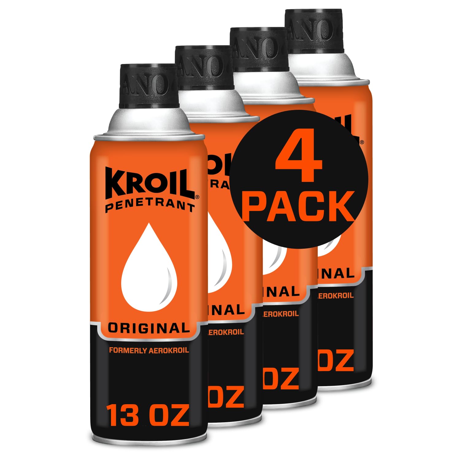 KROIL Aerokroil Penetrant bottle ready to loosen seized bolts.