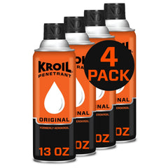 KROIL Aerokroil Penetrant bottle ready to loosen seized bolts.