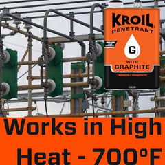 Kroil Penetrant Penephite used on seized bolts to ease removal and reduce torque.