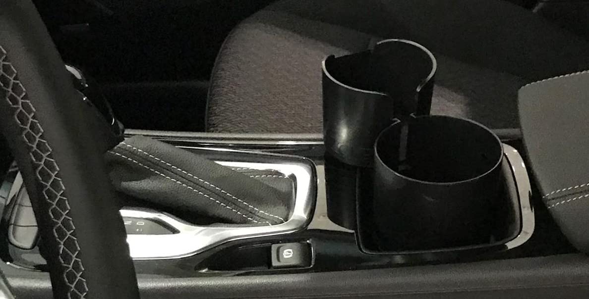 KruzCup upper cupholder with upright phone charging for accessibility