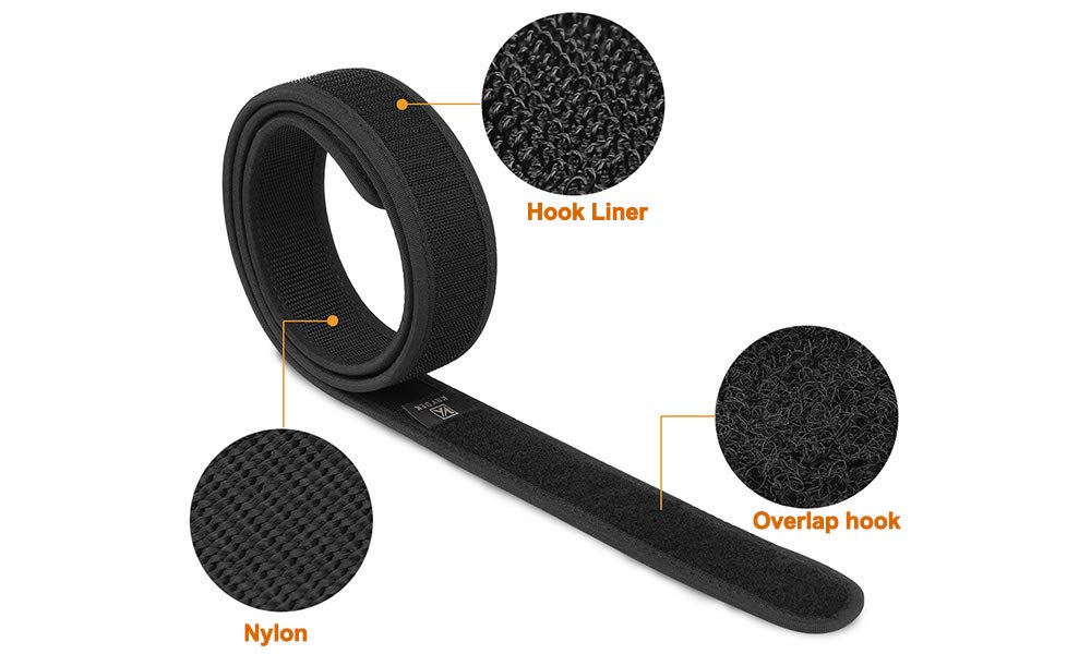 KRYDEX Inner Belt 1.5in Hook Liner close-up of bound edges for lasting strength