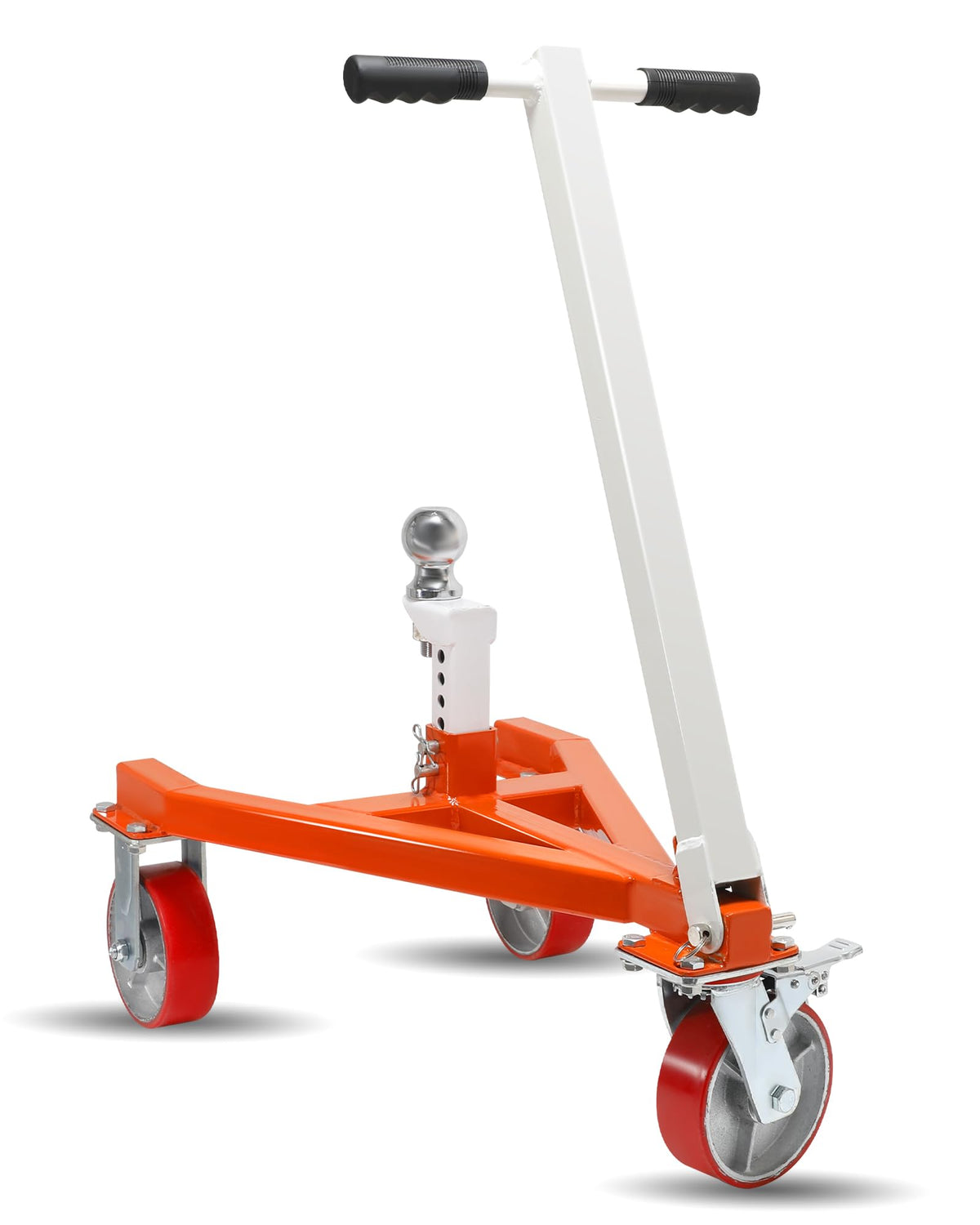 Krysolad Trailer Dolly with 1-7/8 in ball enables easy hitching for RVs.