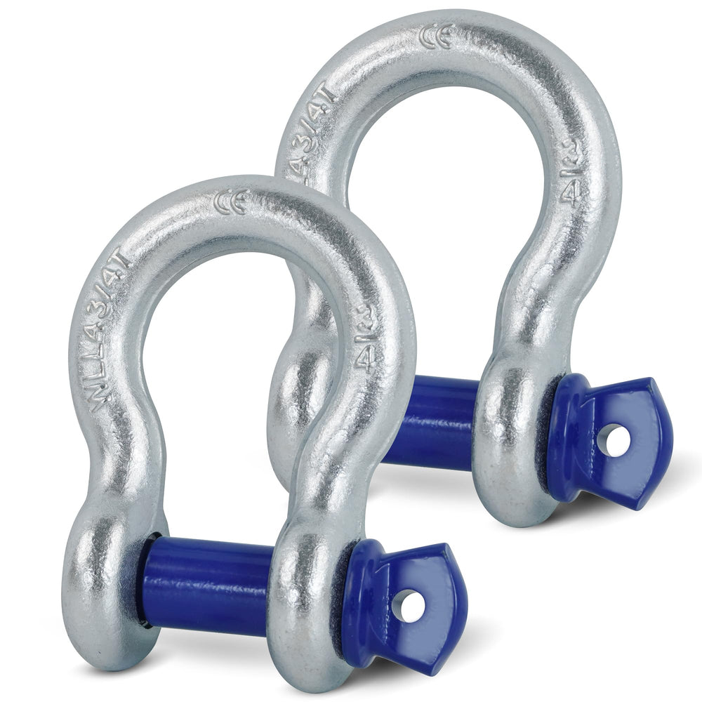 Krytonel 2-pack 3/4-inch D-ring shackle for secure recovery connections