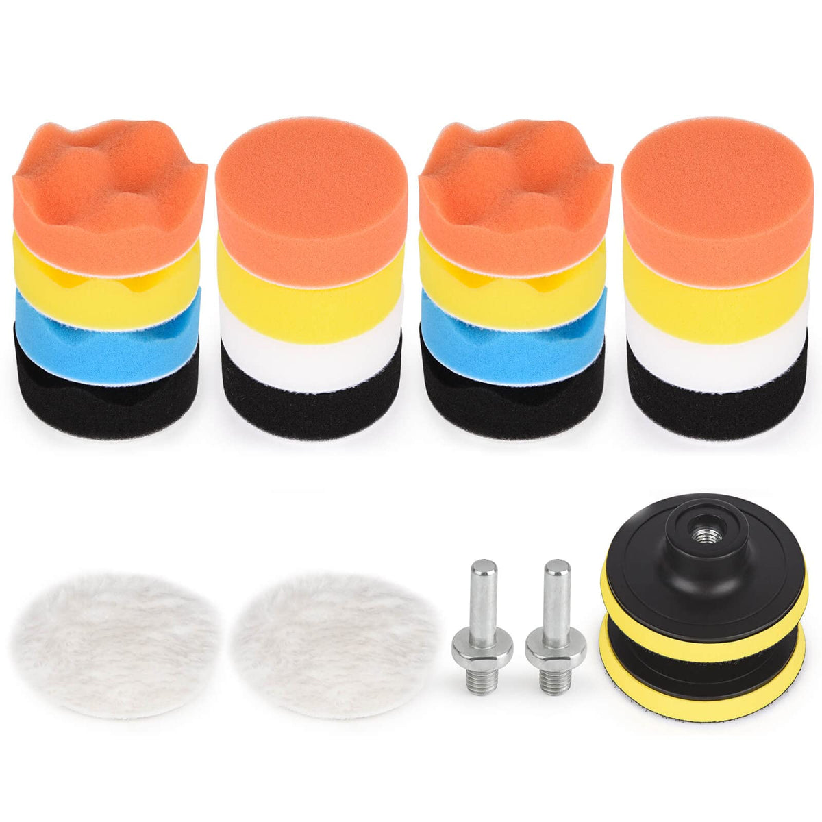 Kshineni buffing pads 3-inch car buffer pad for a smooth finish
