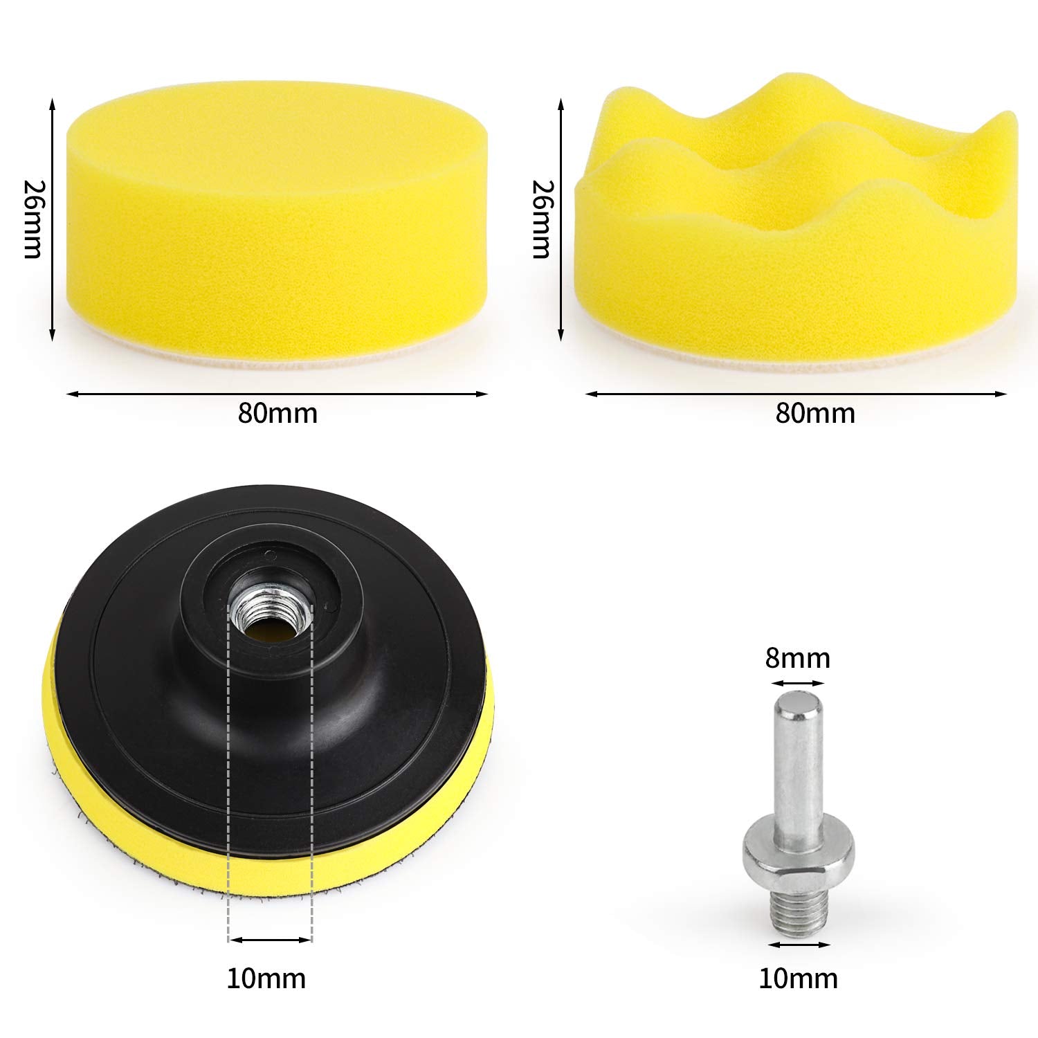 Kshineni woolen buffer pads provide enhanced cleaning and polishing power