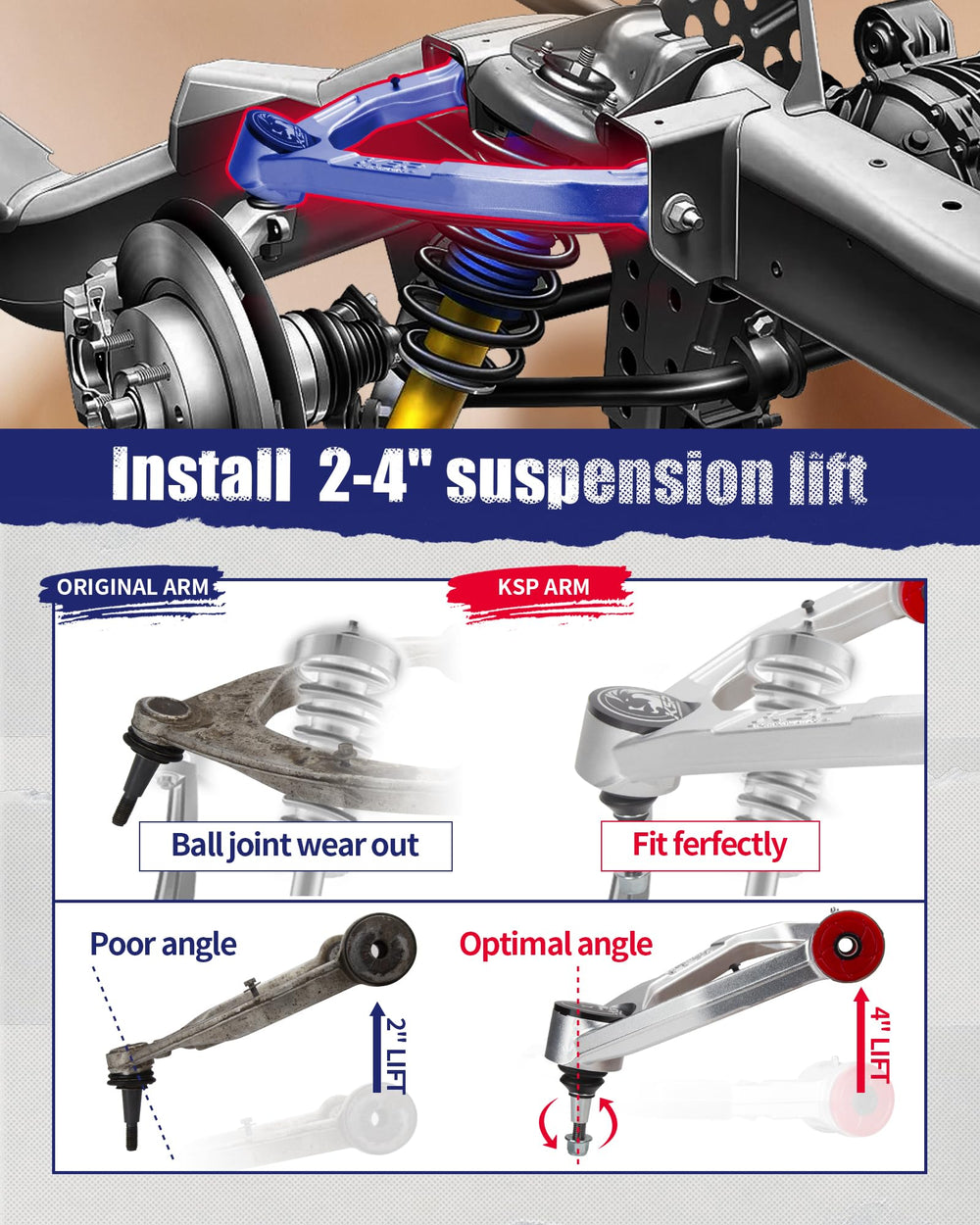KSP CNC Machined precision ensures accurate fit and function.