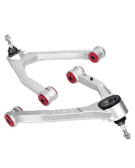 KSP forged upper control arm assembly for Silverado front-end geometry.