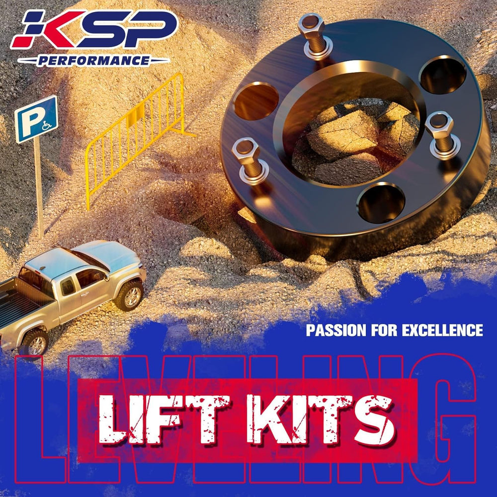 KSP front lift with powder-coated finish for corrosion resistance and rugged use.