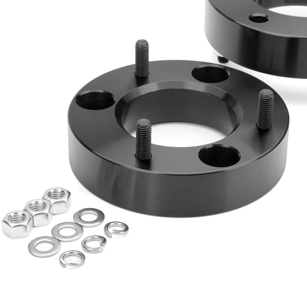 Two-spacer package delivers symmetric lift and consistent stance.