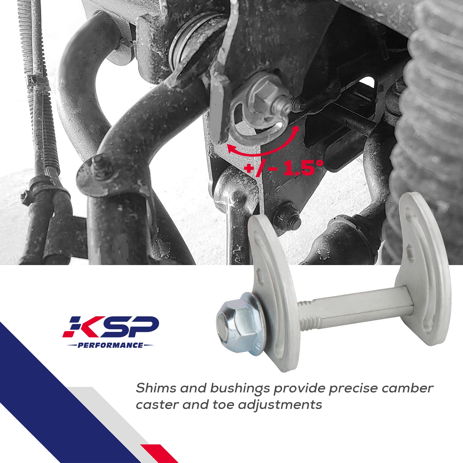 KSP PERFORMANCE aluminum construction closeup emphasizes durable build