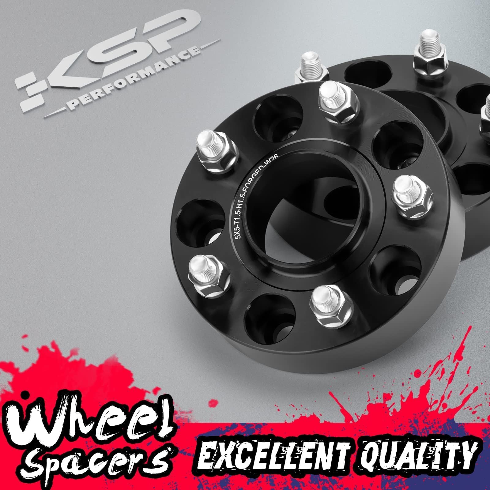 KSP Performance anodized finish protects against corrosion for long-lasting look.