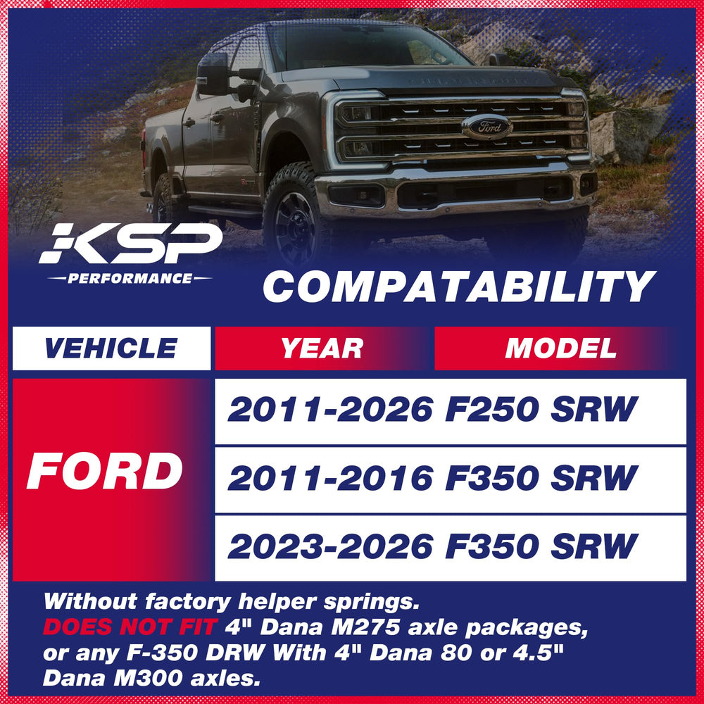 KSP Performance block design with black powder coat highlights rust resistance