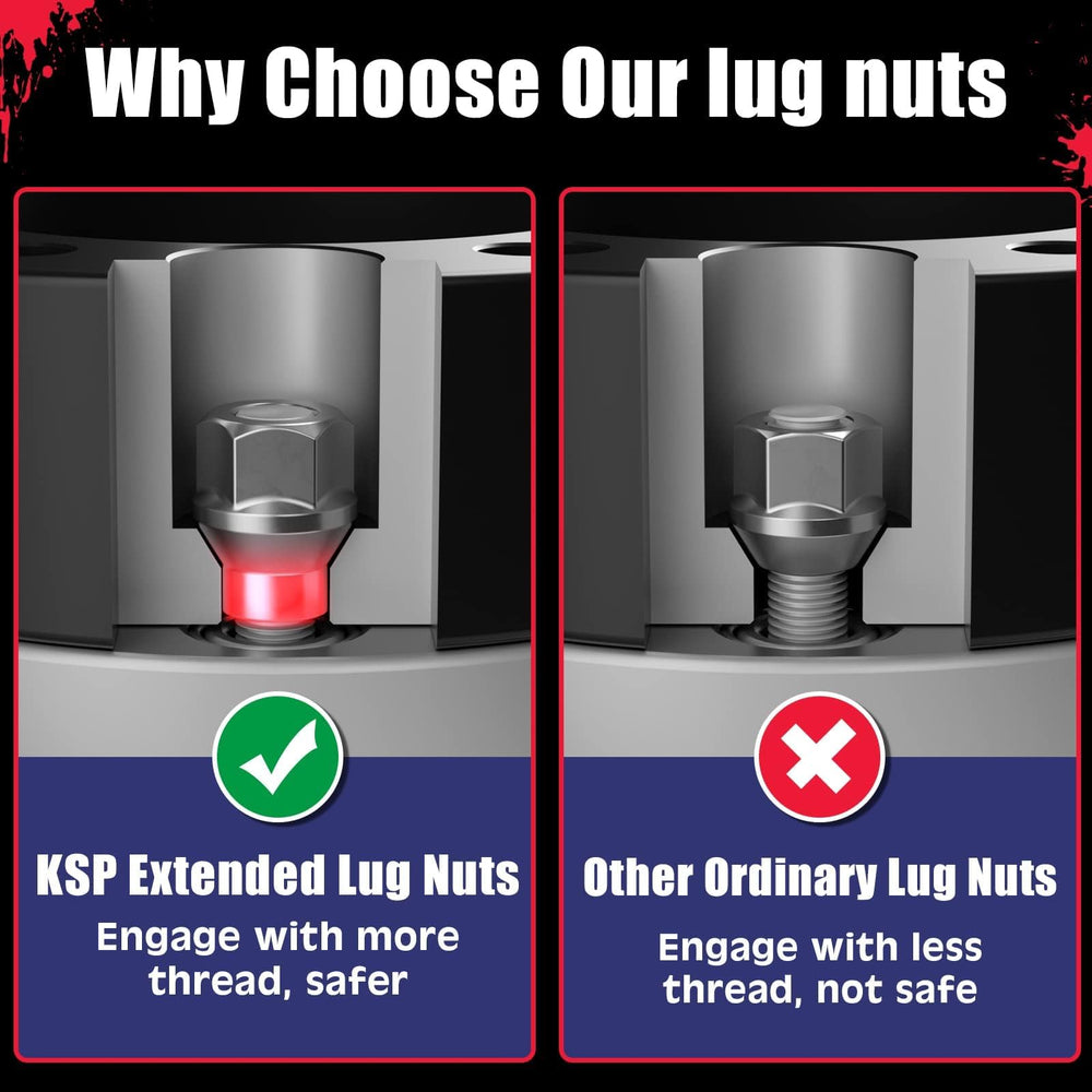 KSP PERFORMANCE spacer showing improved brake clearance and aggressive look