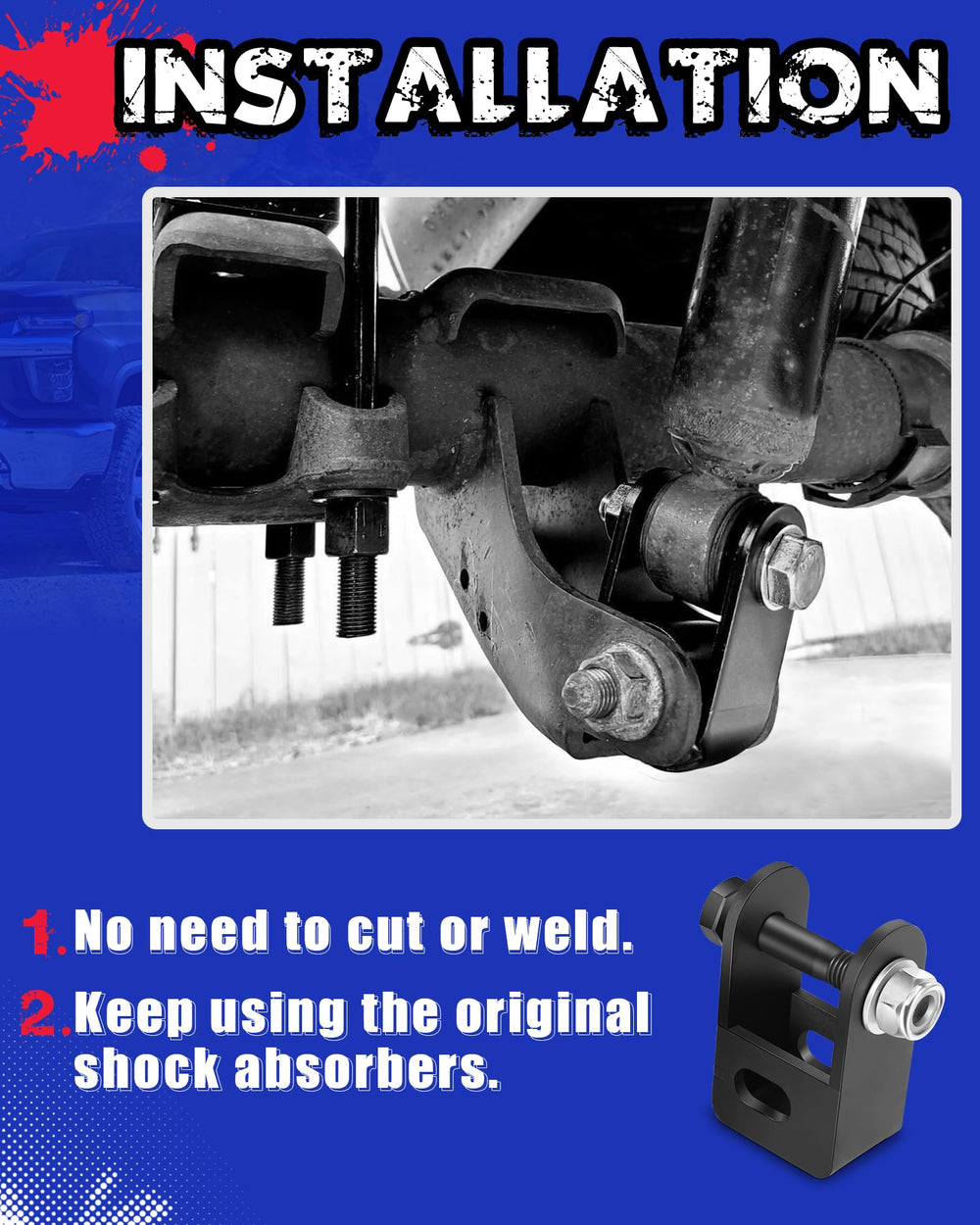 KSP Performance durable steel construction for long-lasting use.