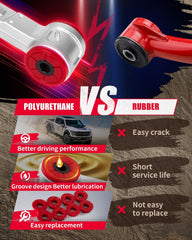 KSP Performance greasable socket arm reduces wear and corrosion