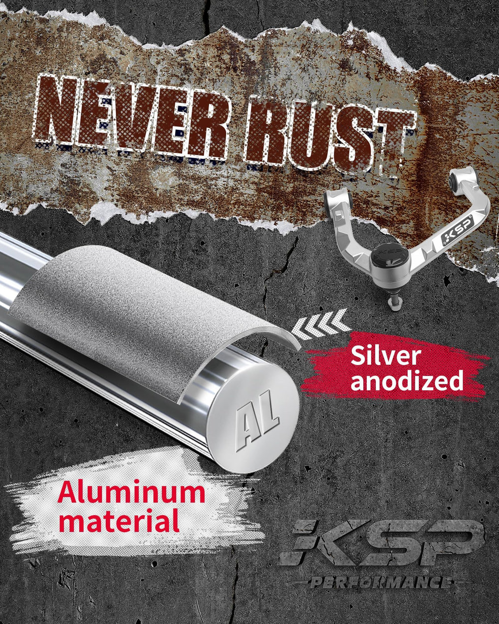 KSP PERFORMANCE f150 UCA bolt-on installation for easy at-home upgrade