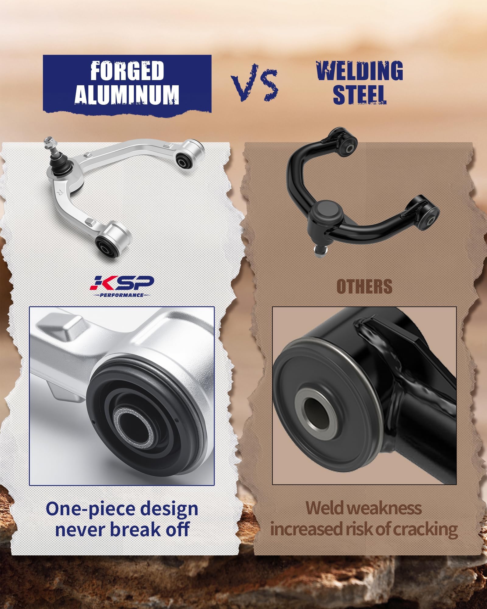 KSP PERFORMANCE f150 UCA CNC-machined forged arm for precision fit