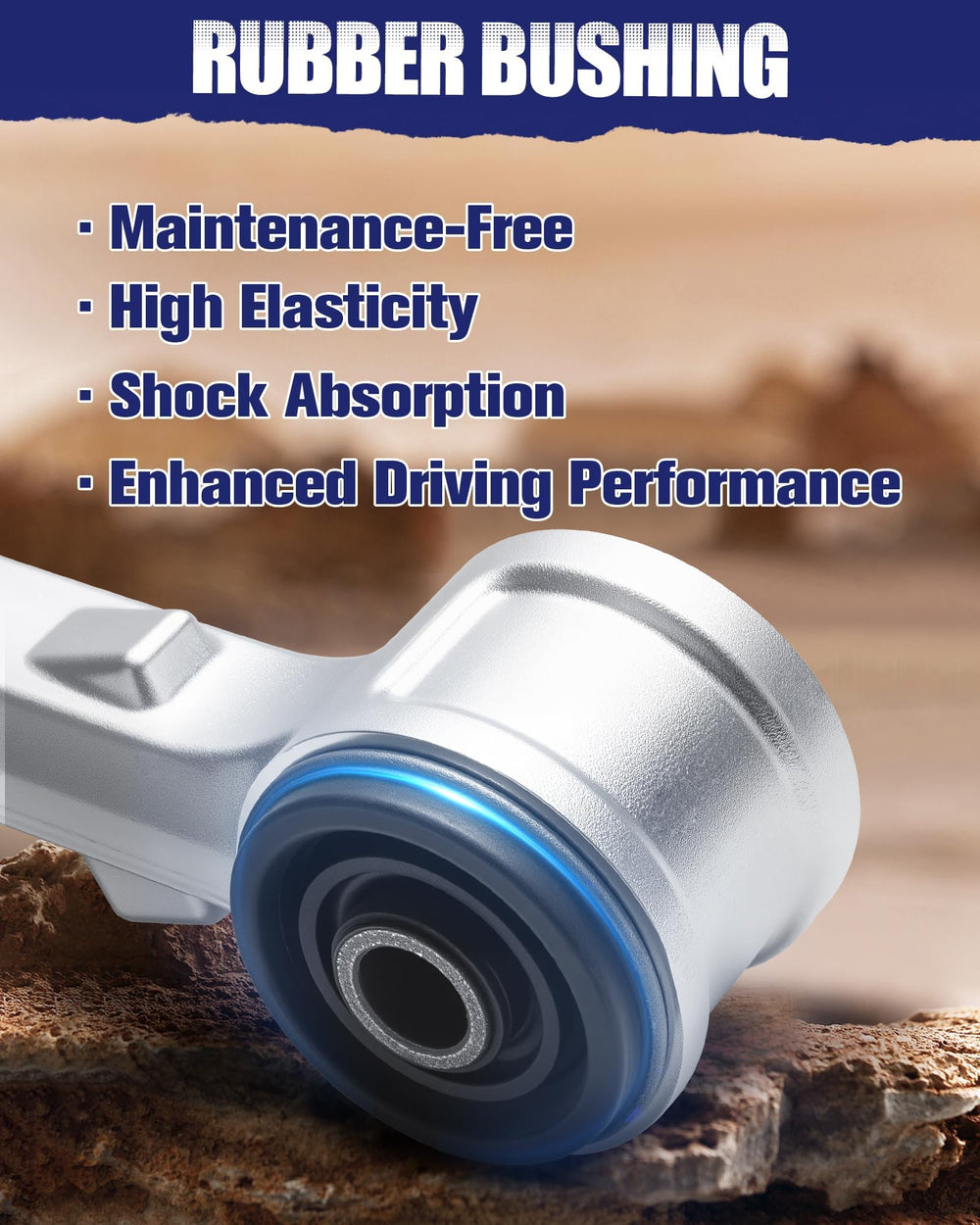 KSP PERFORMANCE f150 OEM-style rubber bushing absorbs vibrations for smoother drive