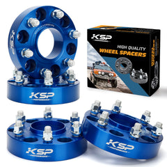KSP Performance forged spacers on Silverado front view show enhanced stance.