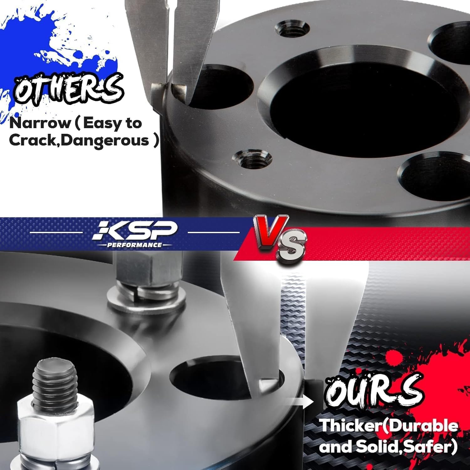 KSP Performance front 3in leveling kit enabling aggressive look without sacrificing ride quality.