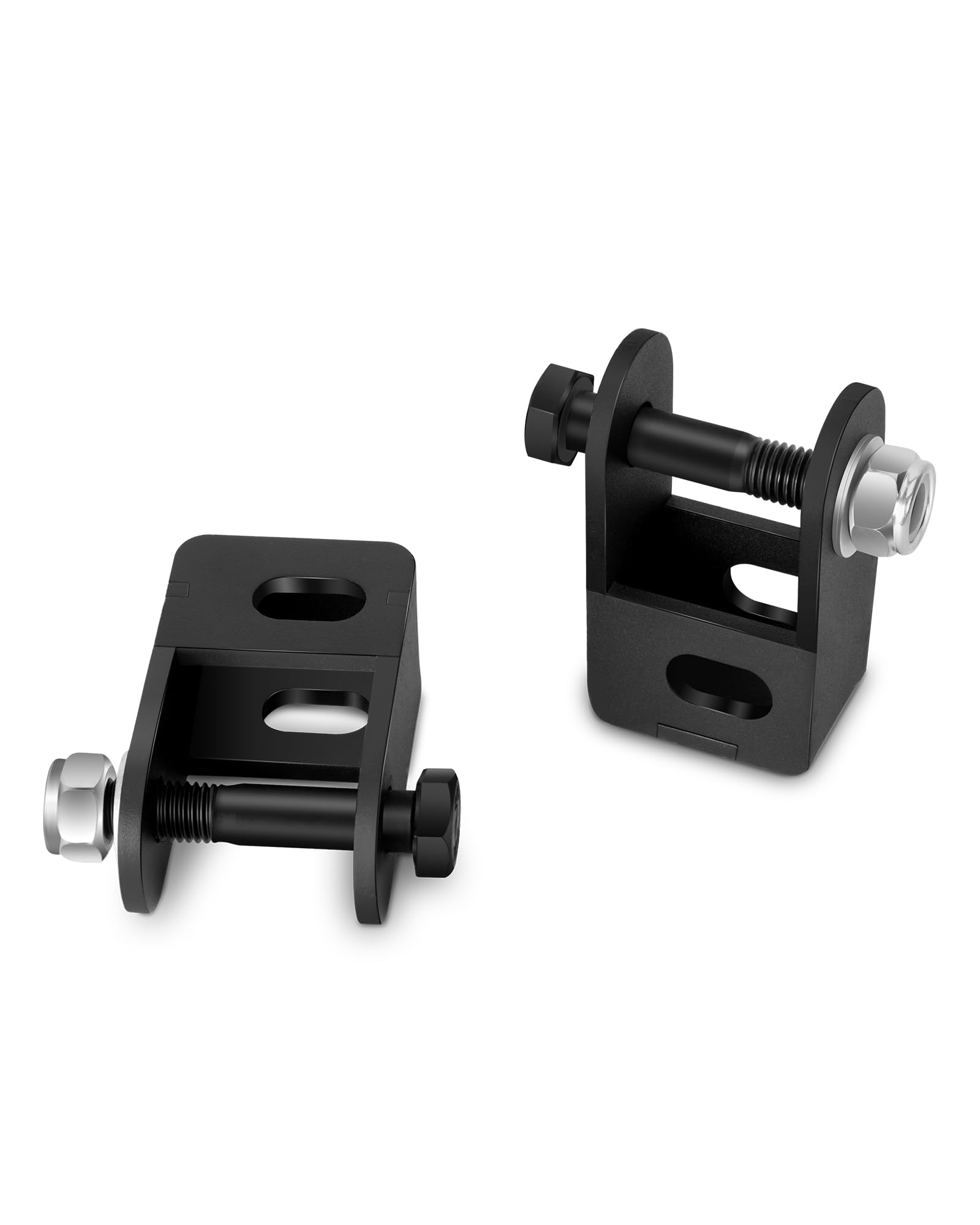 KSP Performance front shock extenders installed on 8-lug trucks offering enhanced lift.