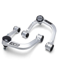KSP PERFORMANCE front view forged aluminum control arm for Tacoma Hilux with silver finish enhances alignment