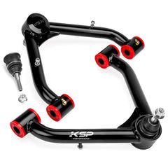 KSP Performance front upper control arm for Silverado 1500 enhances lift compatibility.