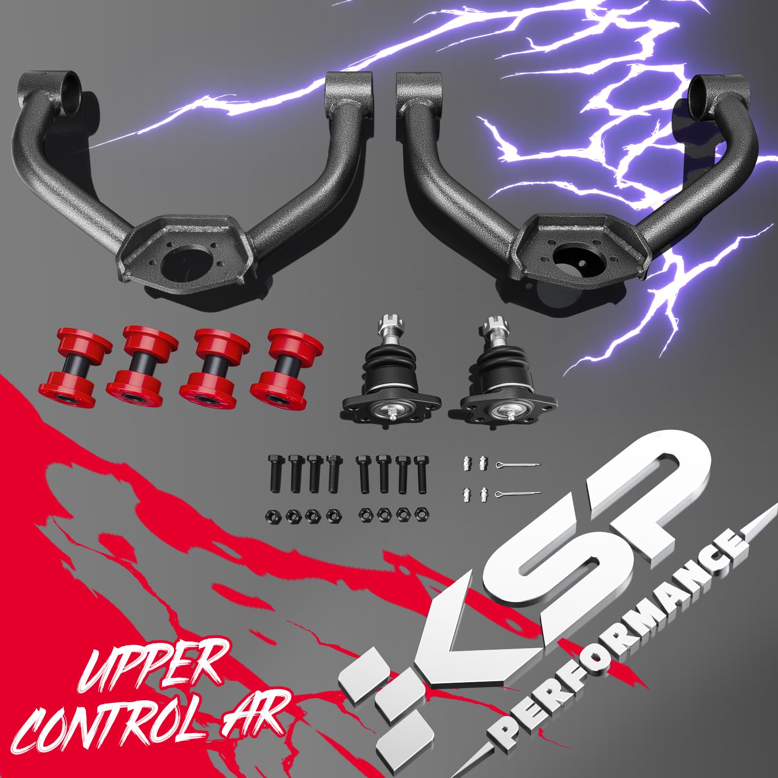 KSP Performance greaseable socket design allows easy lubrication and reduced wear
