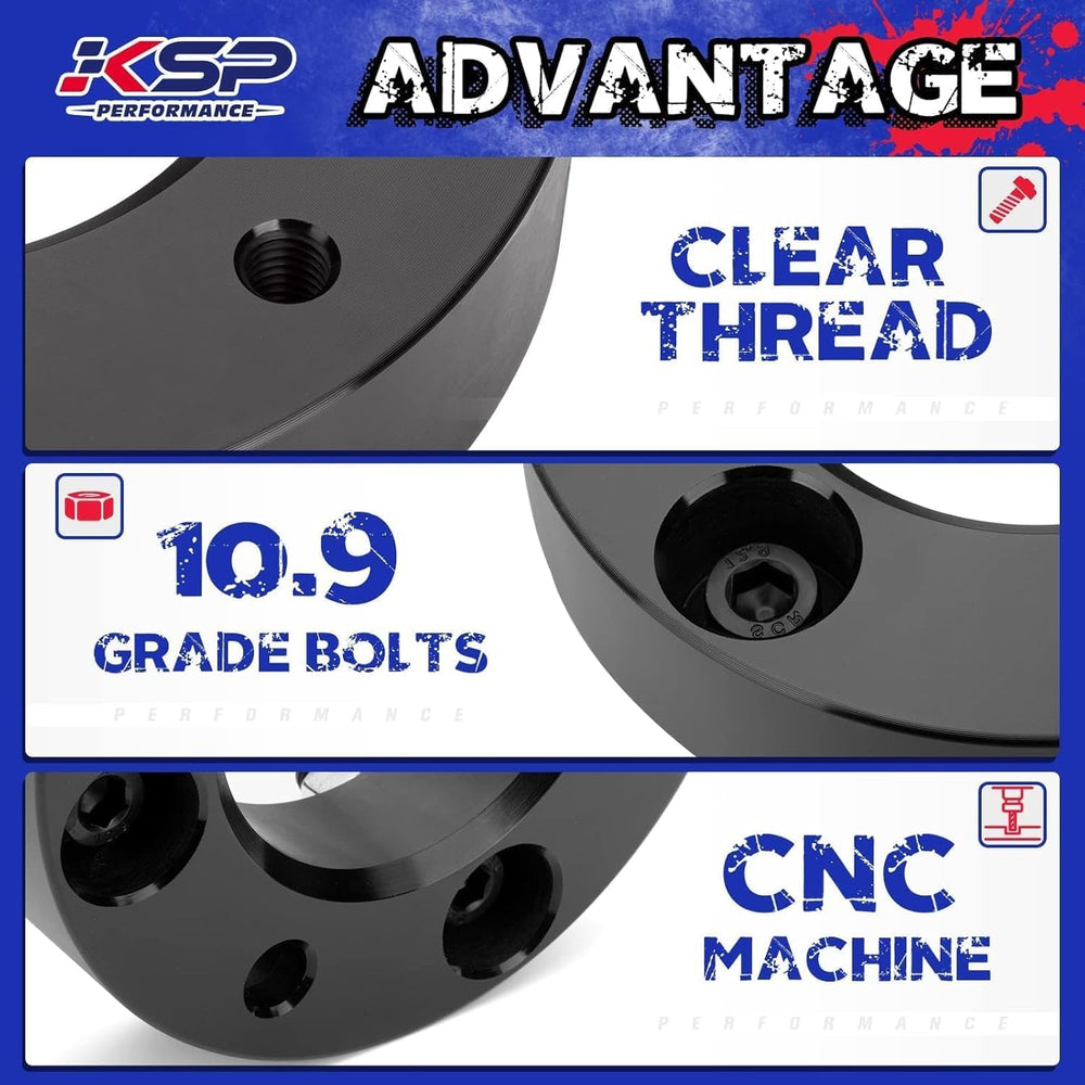 KSP Performance 12.9 grade bolts shown for reliable, secure installation.