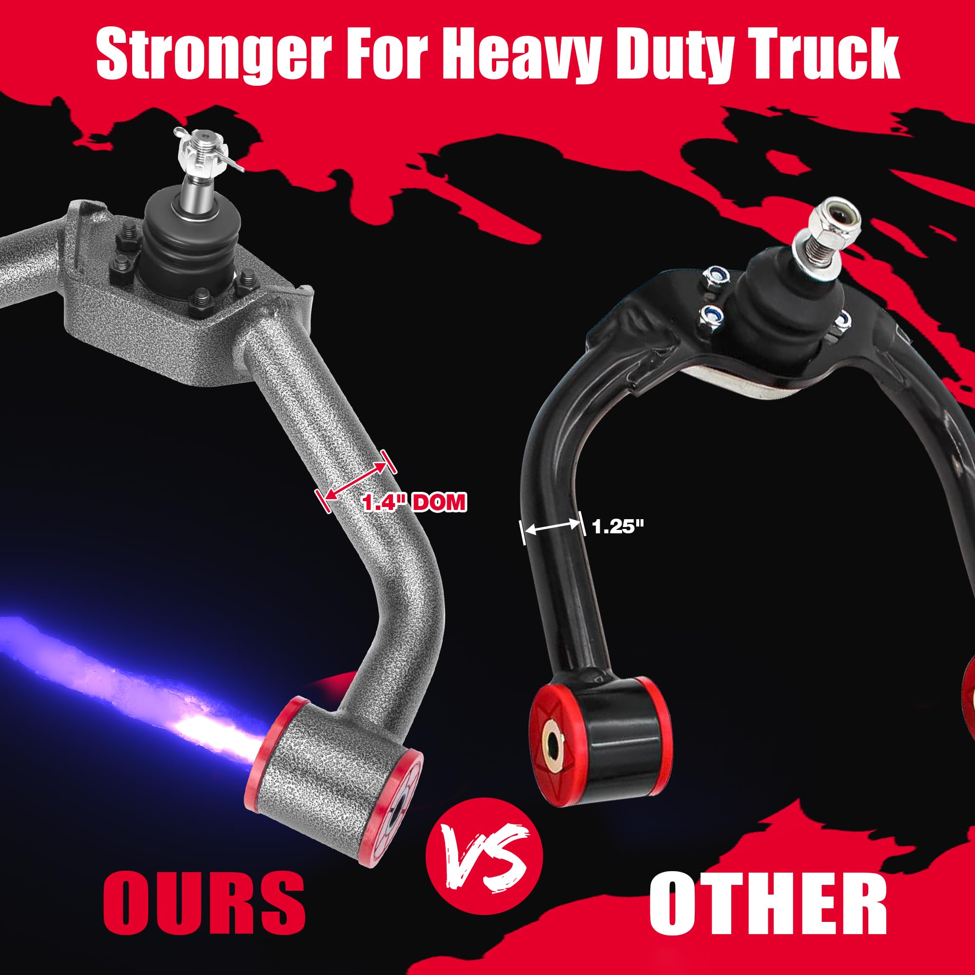 KSP Performance hammer-tone coating protects against scratches and rust