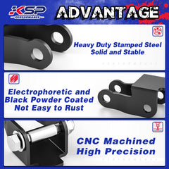 Heavy-duty steel construction ensures durability under load in rugged use.