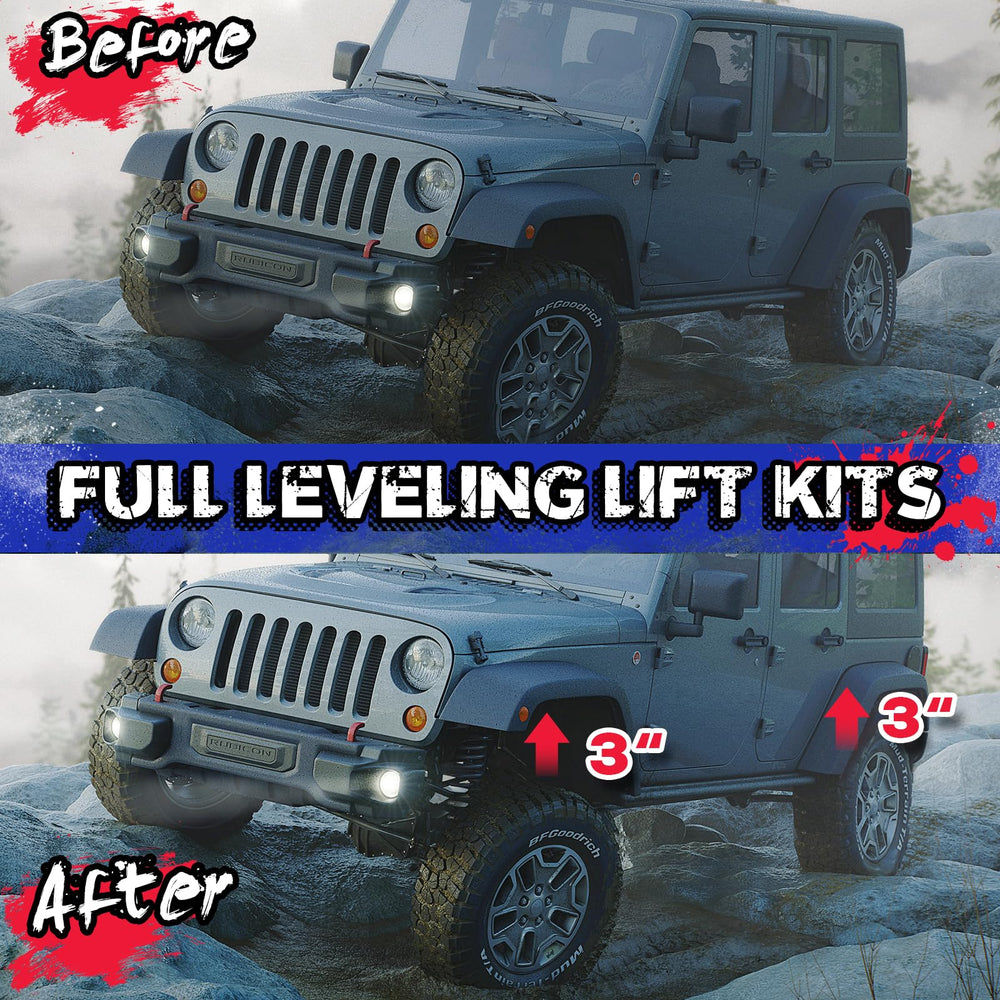 KSP Performance installation instruction guide for JK lift kit